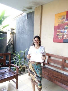 Reeva Bali Spa School Student